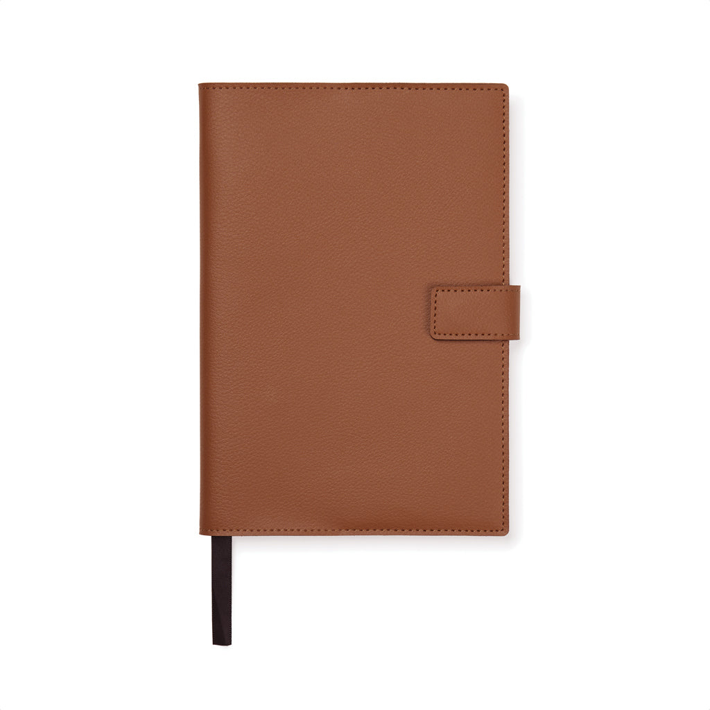 VINGA Timo PU RCS RPET notebook - Brown