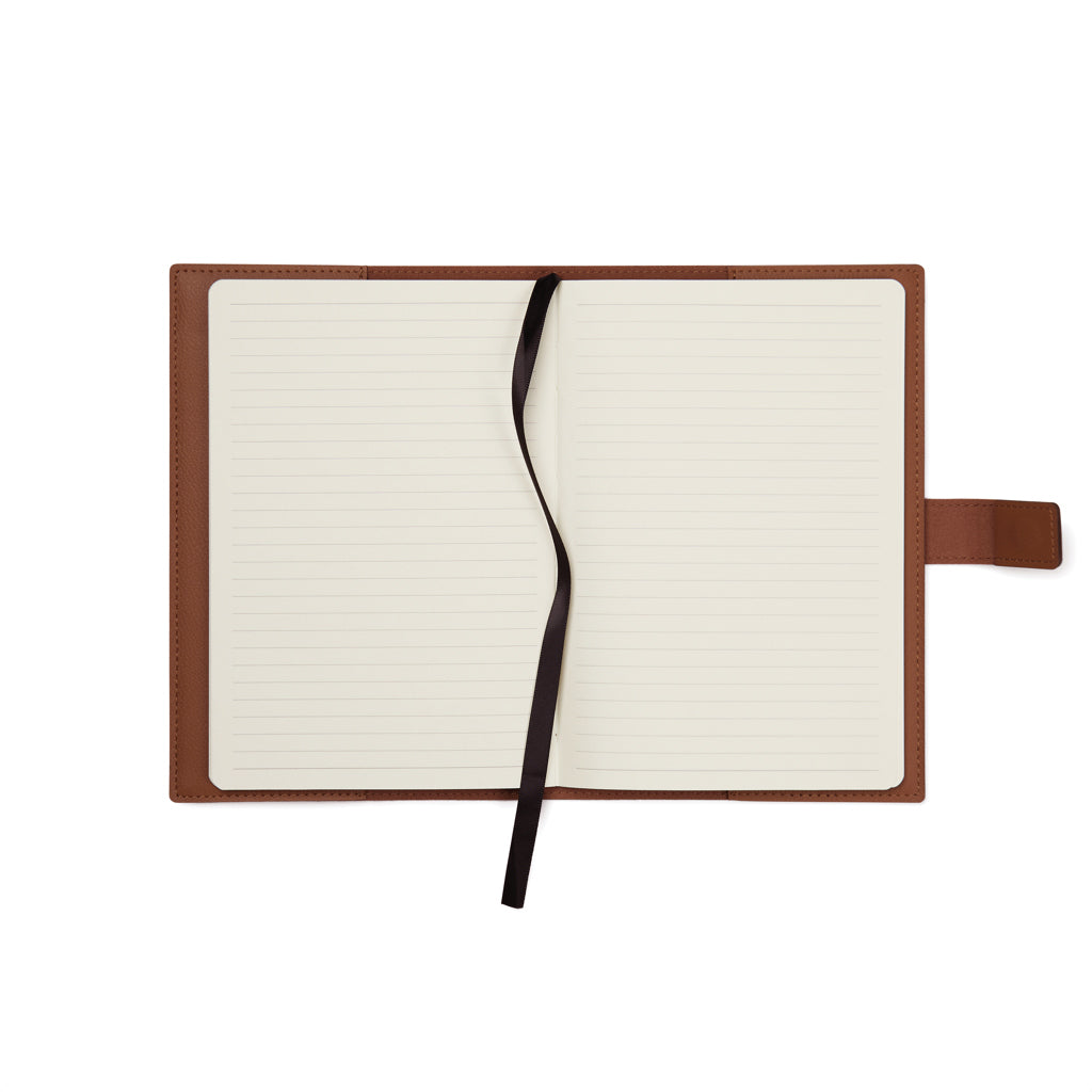 VINGA Timo PU RCS RPET notebook - Brown