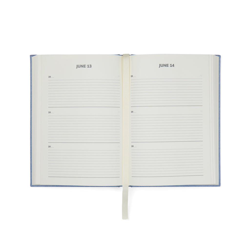 VINGA One memory a day GRS recycled paper journal - Blue