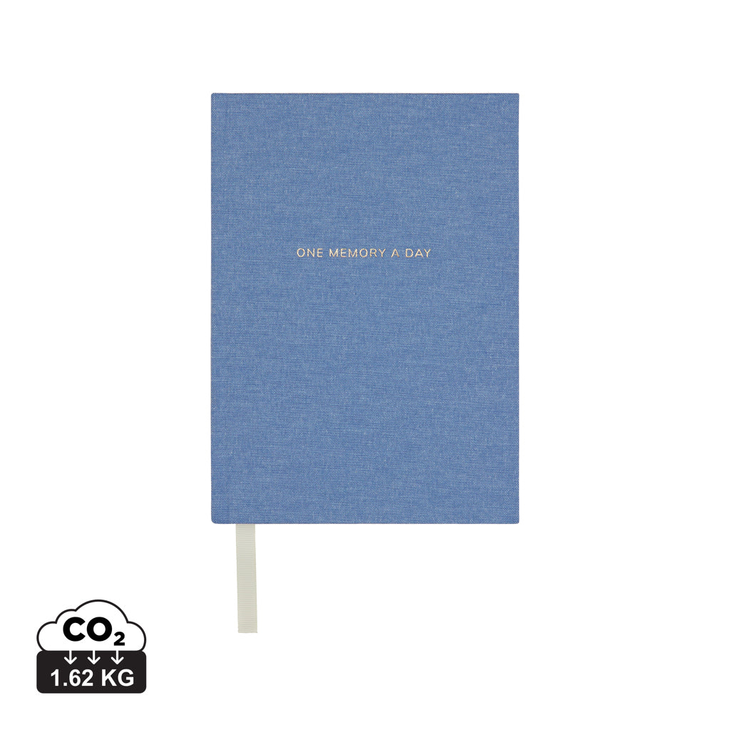 VINGA One memory a day GRS recycled paper journal - Blue