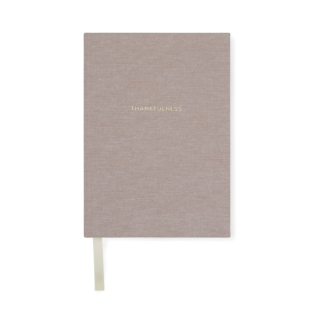 VINGA Thankfulness GRS recycled paper journal - Beige