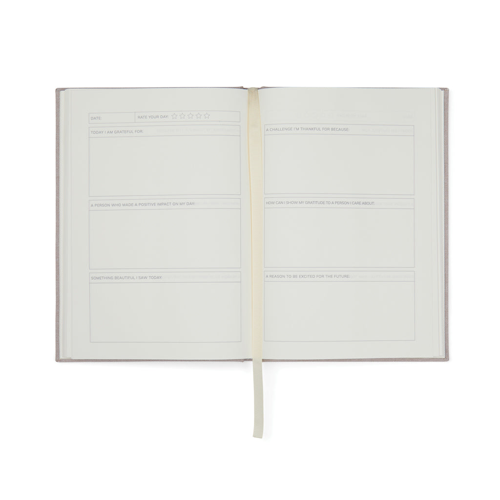 VINGA Thankfulness GRS recycled paper journal - Beige
