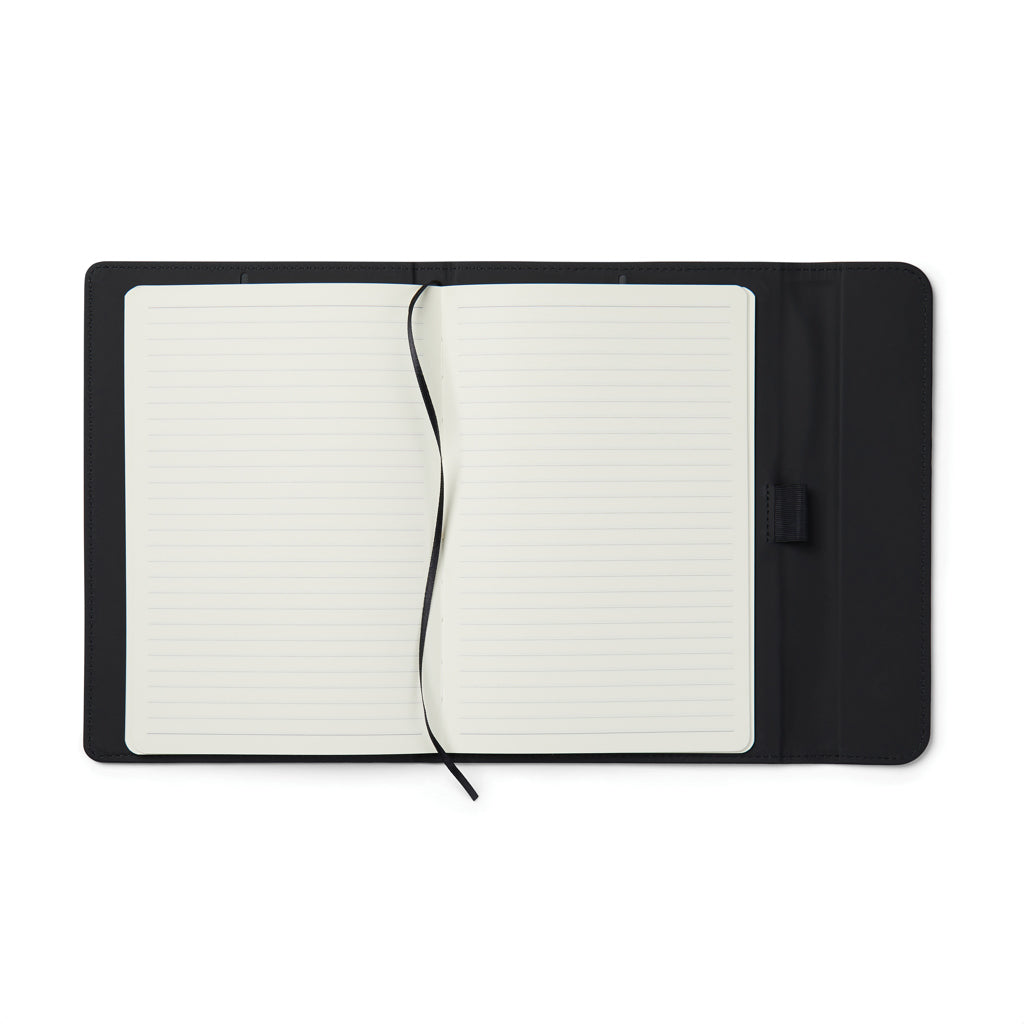 VINGA Baltimore GRS certified paper & PU notebook - Black