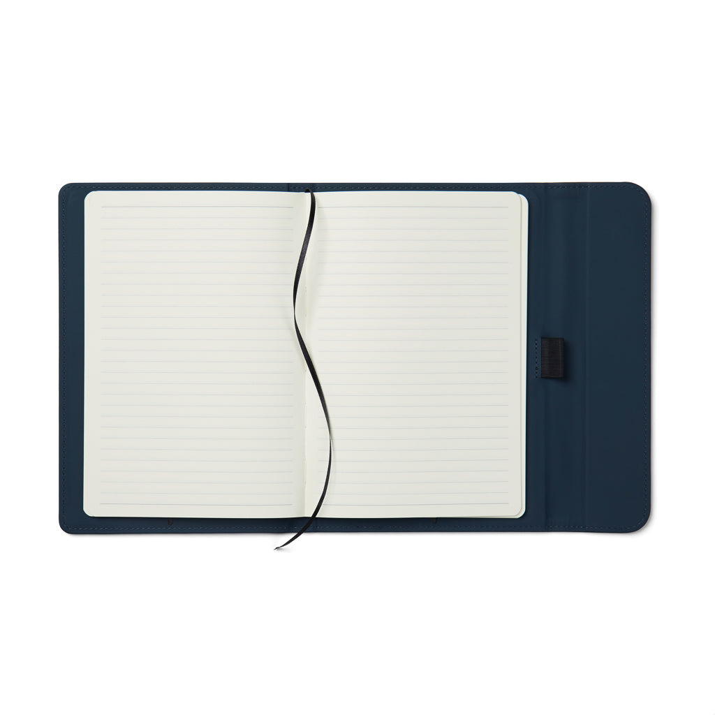 VINGA Baltimore GRS certified paper & PU notebook - Navy