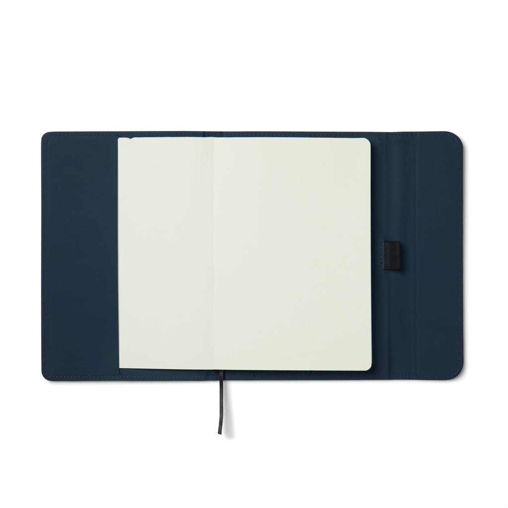 VINGA Baltimore GRS certified paper & PU notebook - Navy