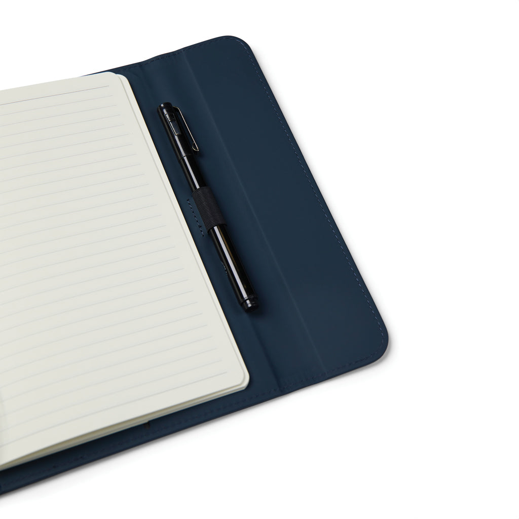 VINGA Baltimore GRS certified paper & PU notebook - Navy
