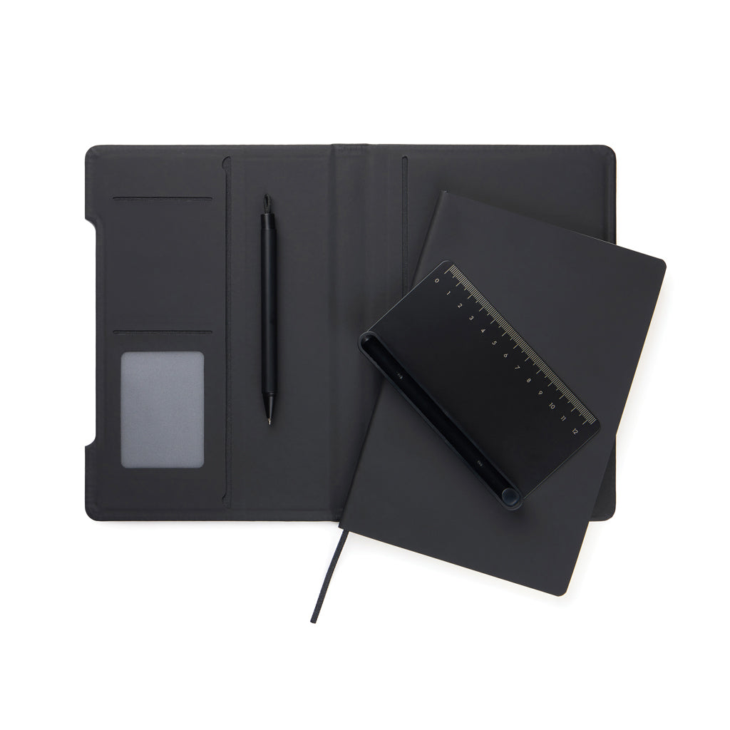 VINGA Baltimore RCS 4-in-1 Refillable Notebook - Black