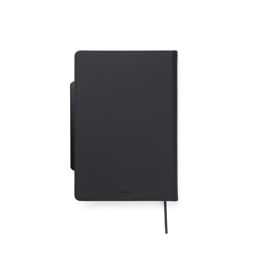 VINGA Baltimore RCS 4-in-1 Refillable Notebook - Black