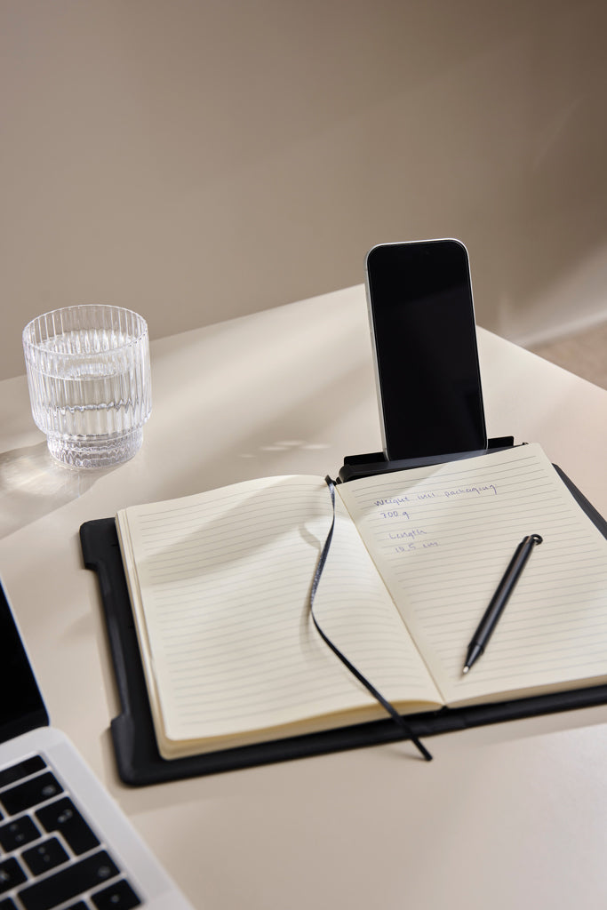 VINGA Baltimore RCS 4-in-1 Refillable Notebook - Black