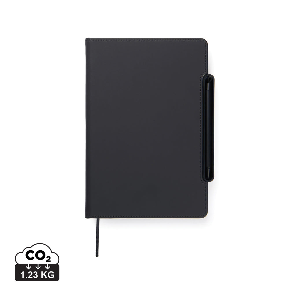 VINGA Baltimore RCS 4-in-1 Refillable Notebook - Black
