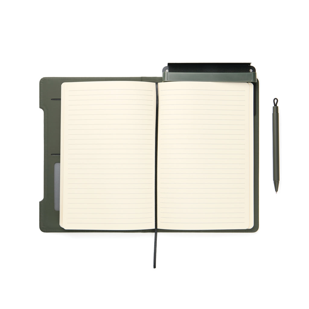 VINGA Baltimore RCS 4-in-1 Refillable Notebook - Green