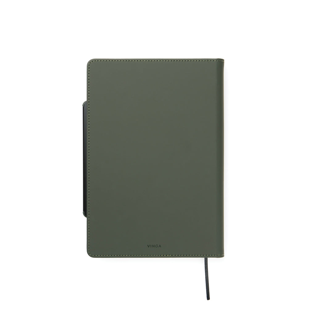 VINGA Baltimore RCS 4-in-1 Refillable Notebook - Green