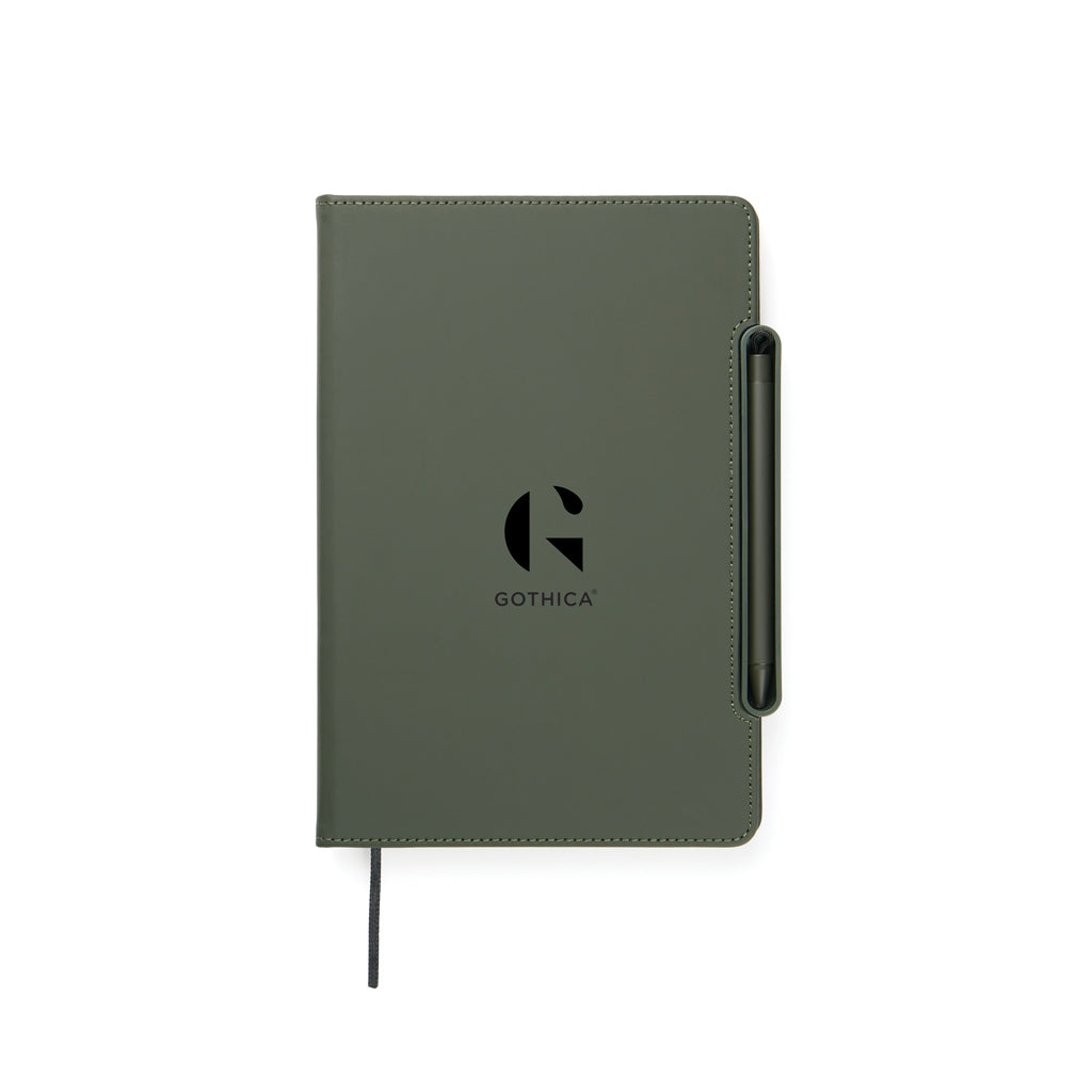 VINGA Baltimore RCS 4-in-1 Refillable Notebook - Green