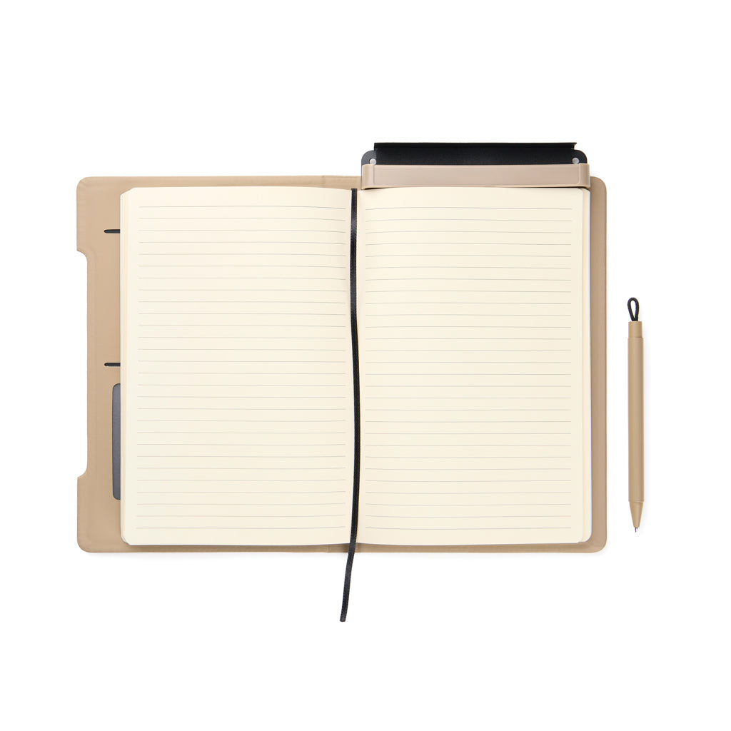 VINGA Baltimore RCS 4-in-1 Refillable Notebook - Greige