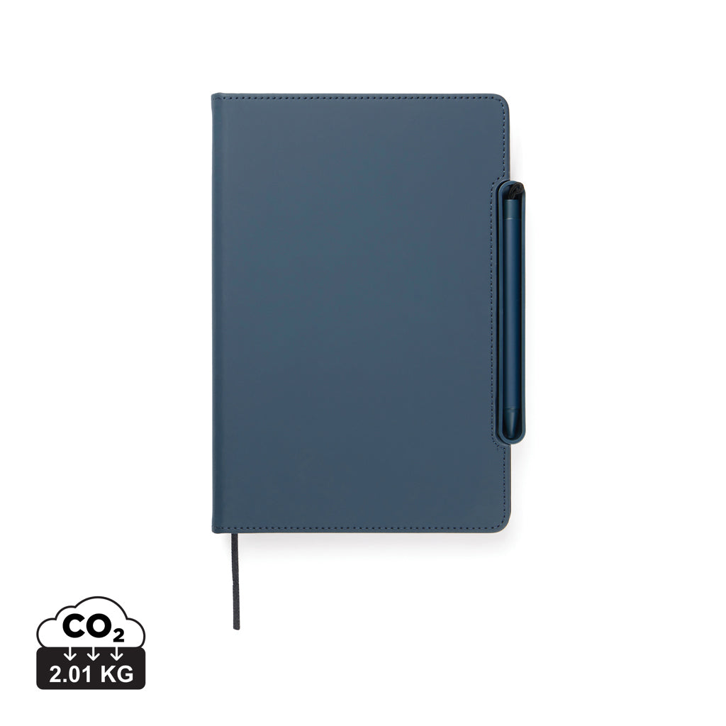 VINGA Baltimore RCS 4-in-1 Refillable Notebook - Navy