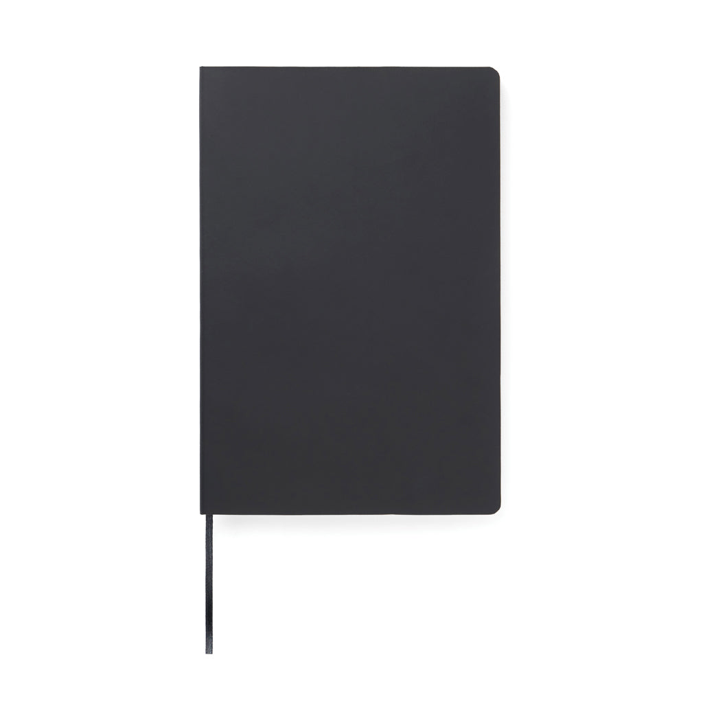 VINGA Baltimore RCS PU softcover notebook - Black