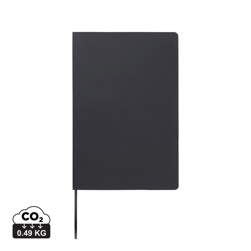 VINGA Baltimore RCS PU softcover notebook - Black