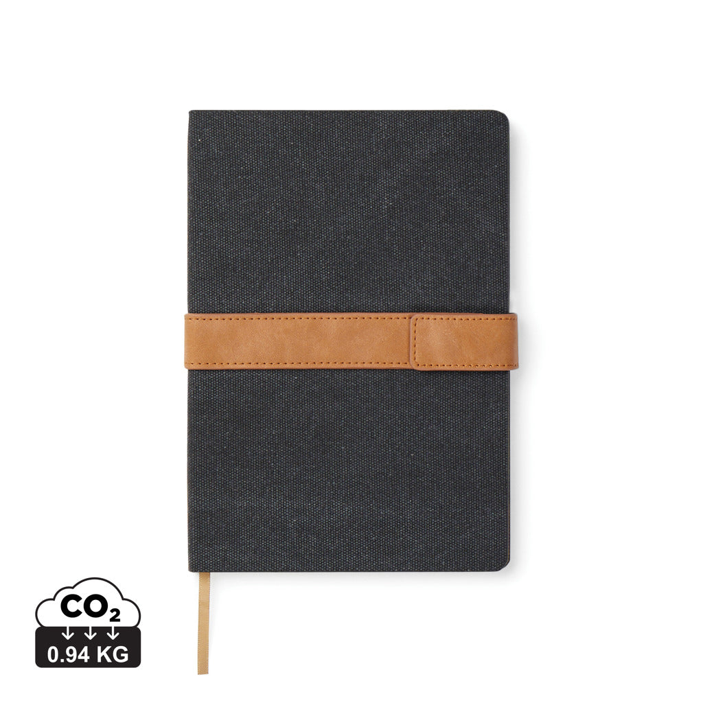 VINGA Bosler RCS recycled paper notebook - Black