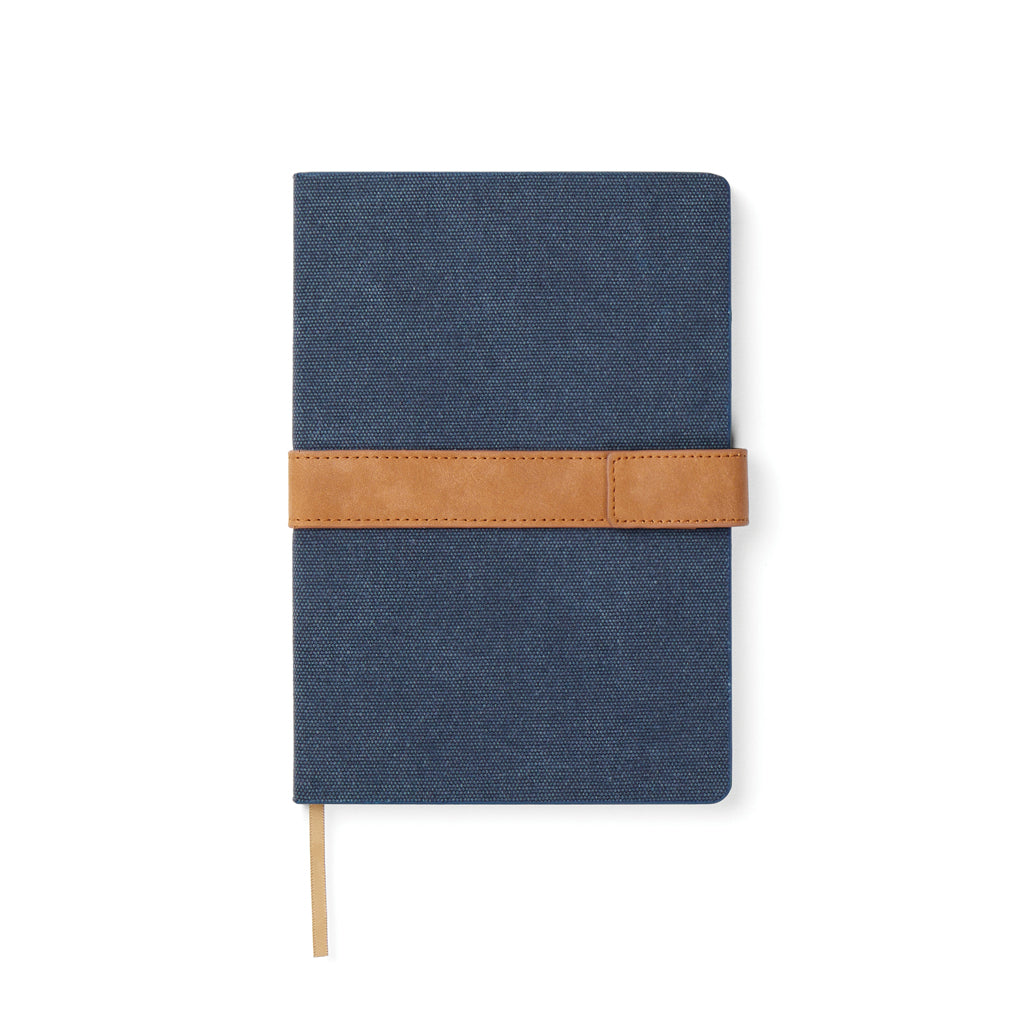 VINGA Bosler RCS recycled paper notebook - Navy