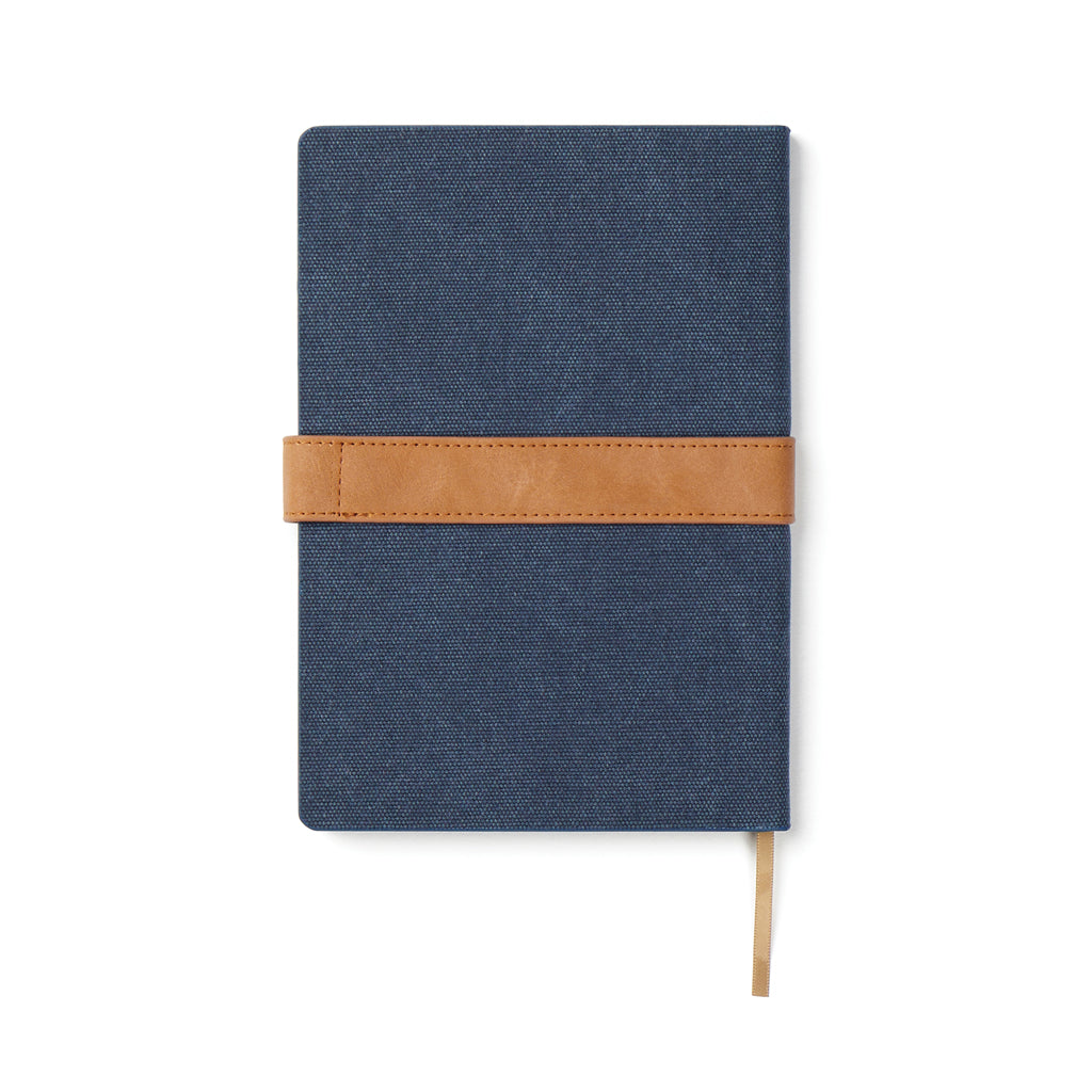 VINGA Bosler RCS recycled paper notebook - Navy