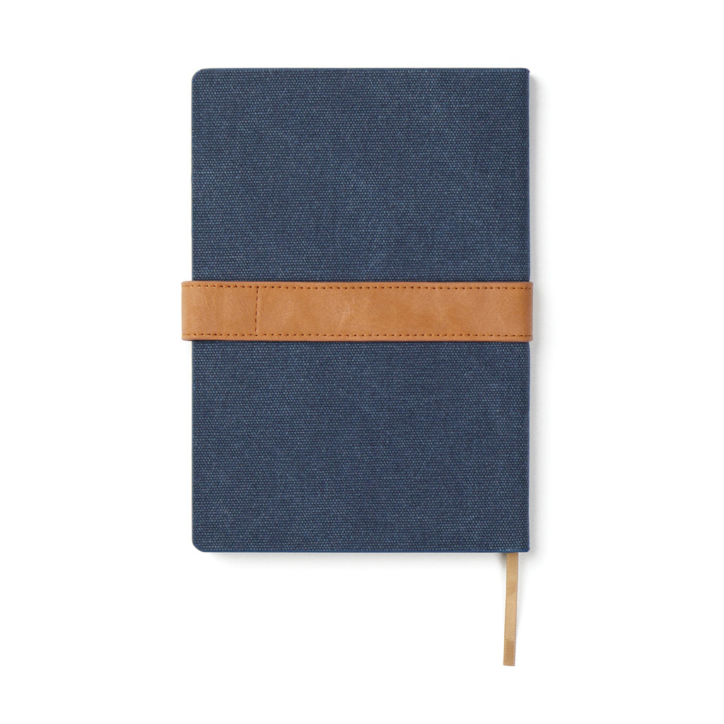 VINGA Bosler RCS recycled paper notebook - Navy