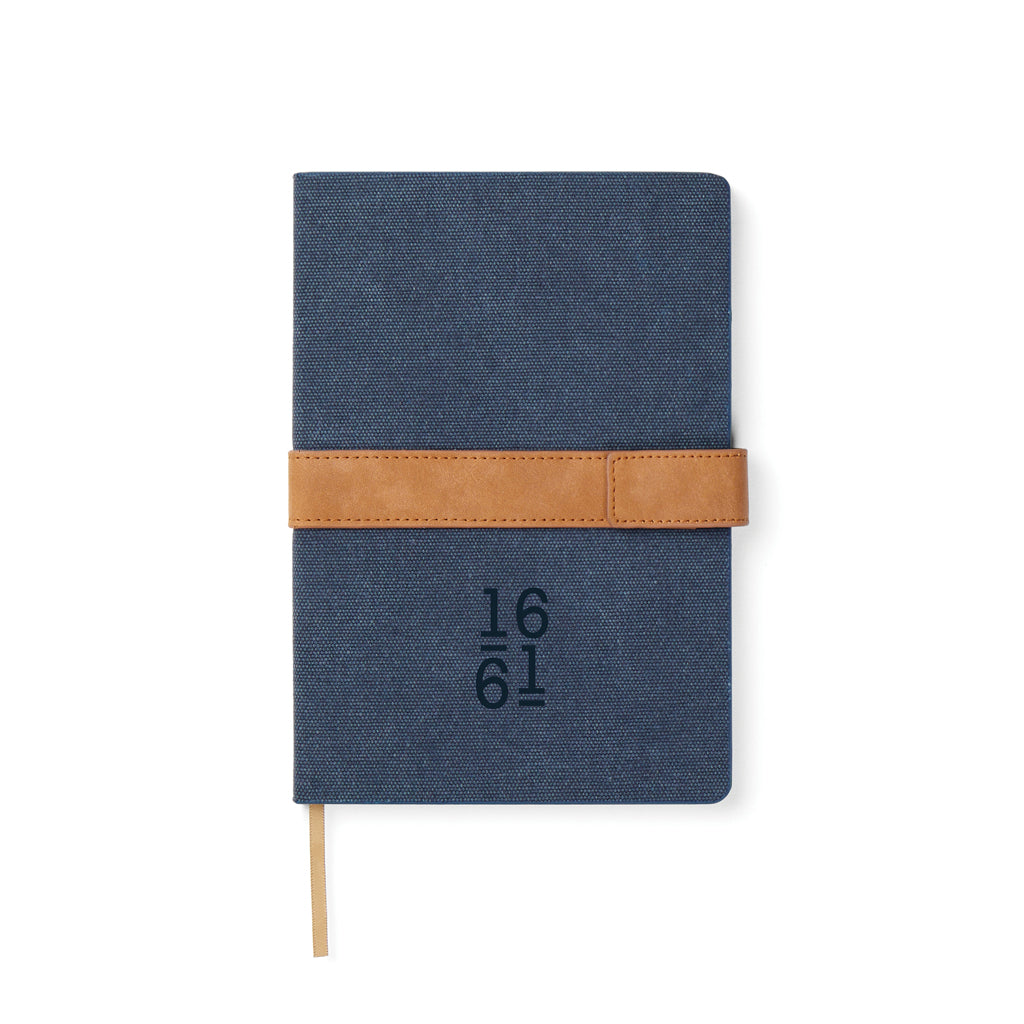 VINGA Bosler RCS recycled paper notebook - Navy