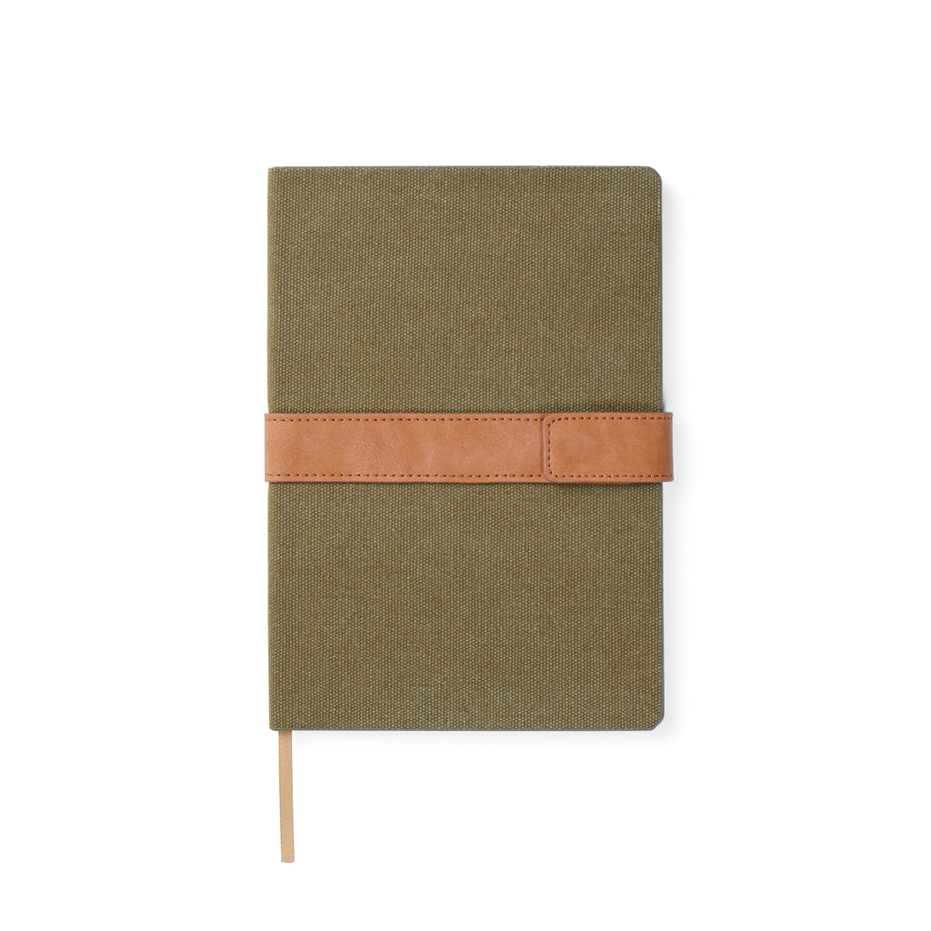 VINGA Bosler RCS recycled paper notebook - Green