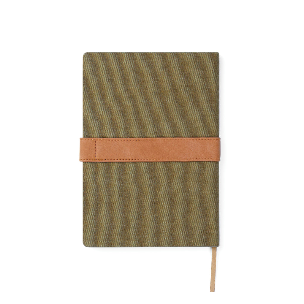 VINGA Bosler RCS recycled paper notebook - Green