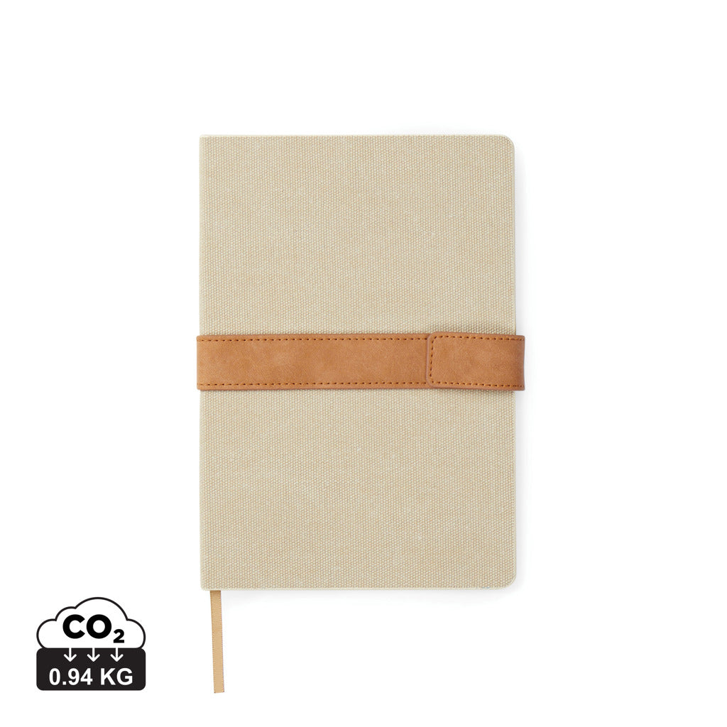 VINGA Bosler RCS recycled paper notebook - Beige
