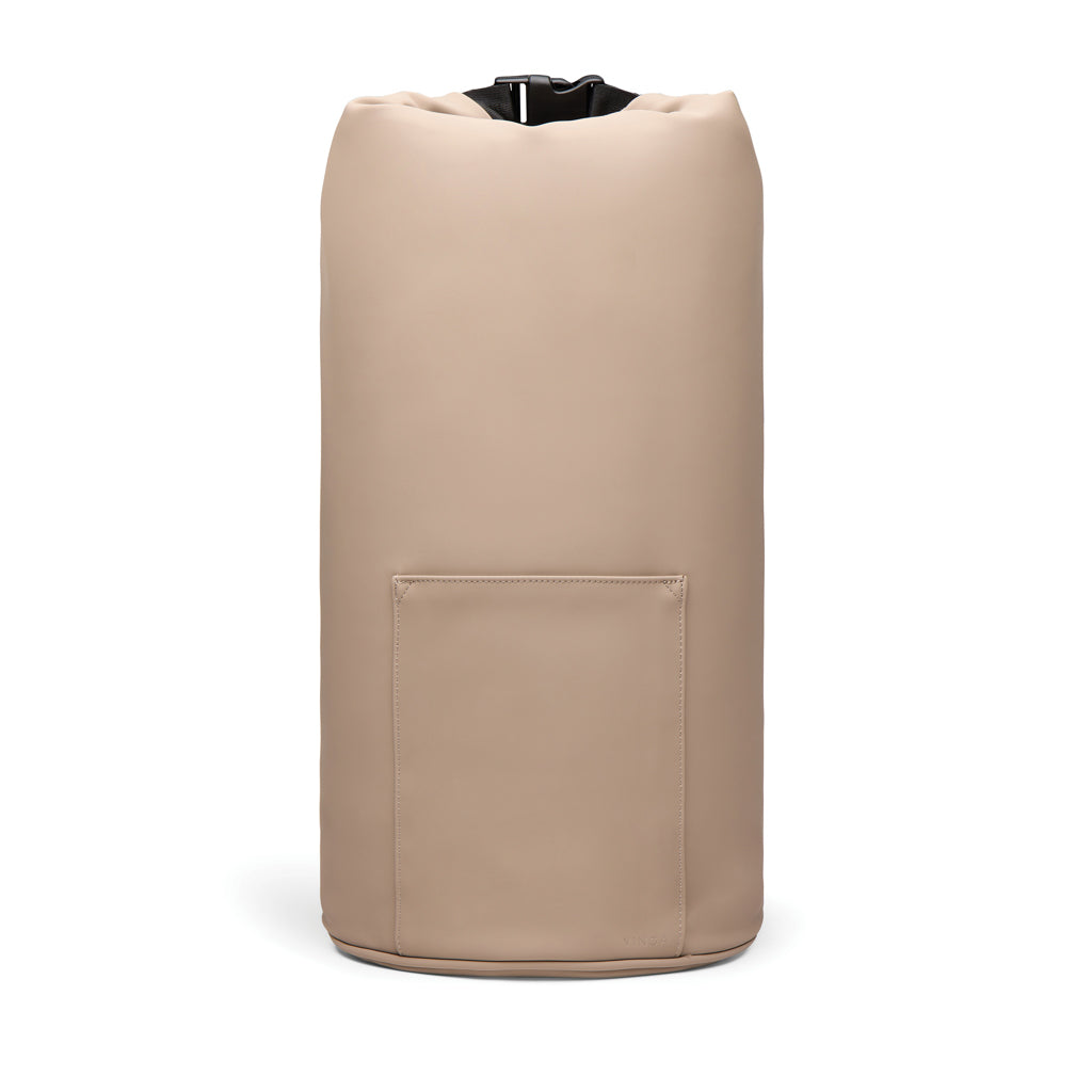 VINGA Baltimore RCS Roll-top cooler bag - Greige