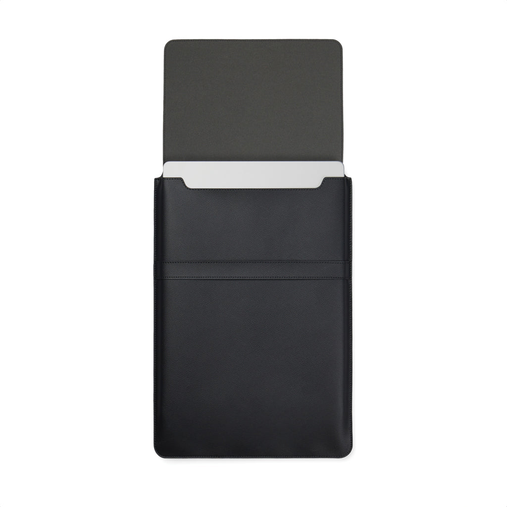 VINGA Timo PU RCS RPET 14' laptop sleeve - Black