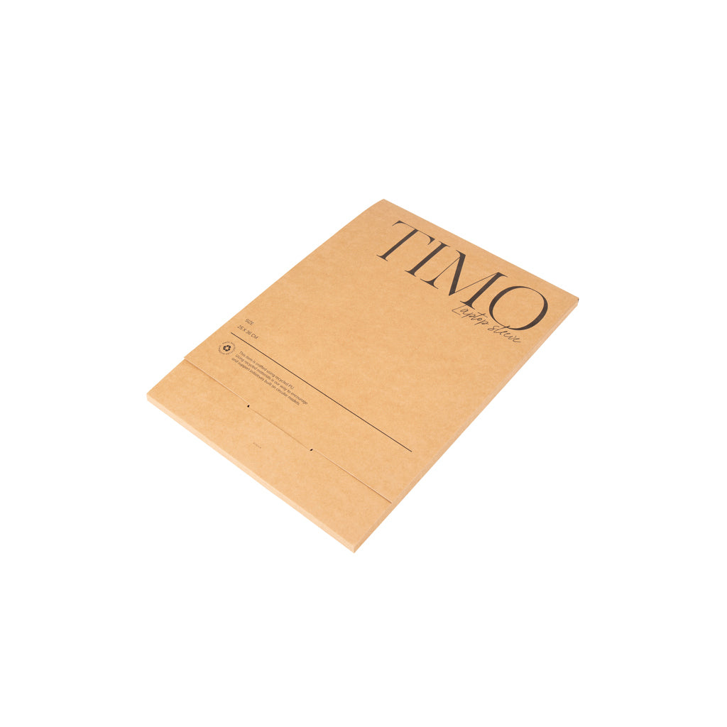 VINGA Timo PU RCS RPET 14' laptop sleeve - Black