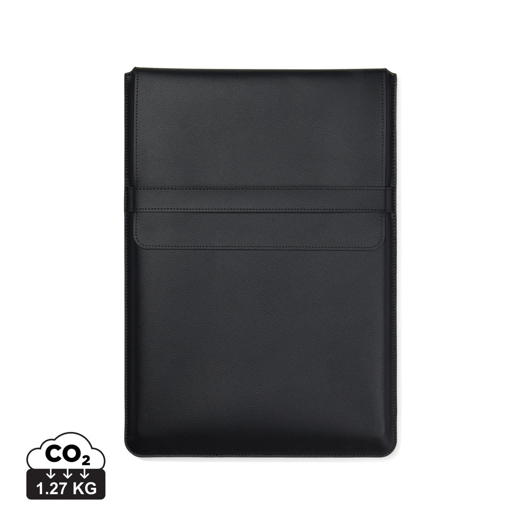 VINGA Timo PU RCS RPET 14' laptop sleeve - Black