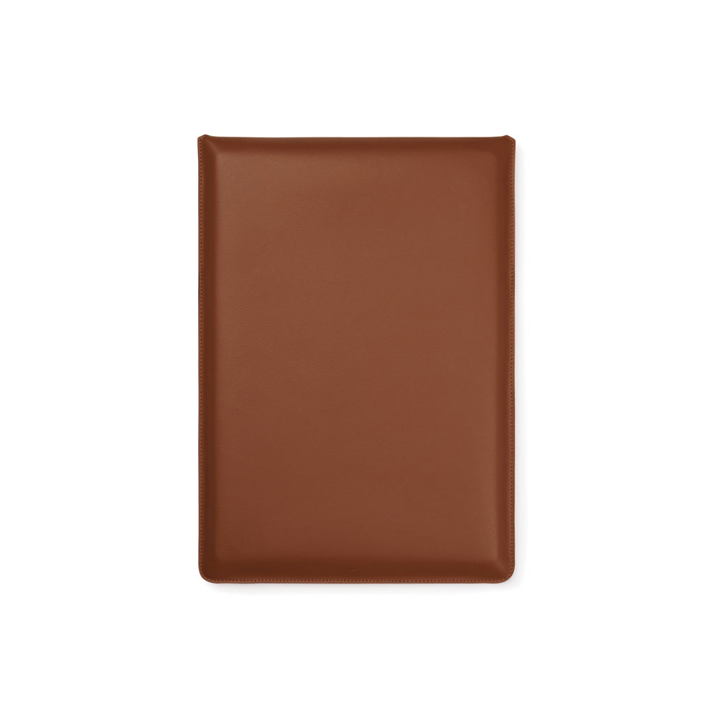 VINGA Timo PU RCS RPET 14' laptop sleeve - Brown
