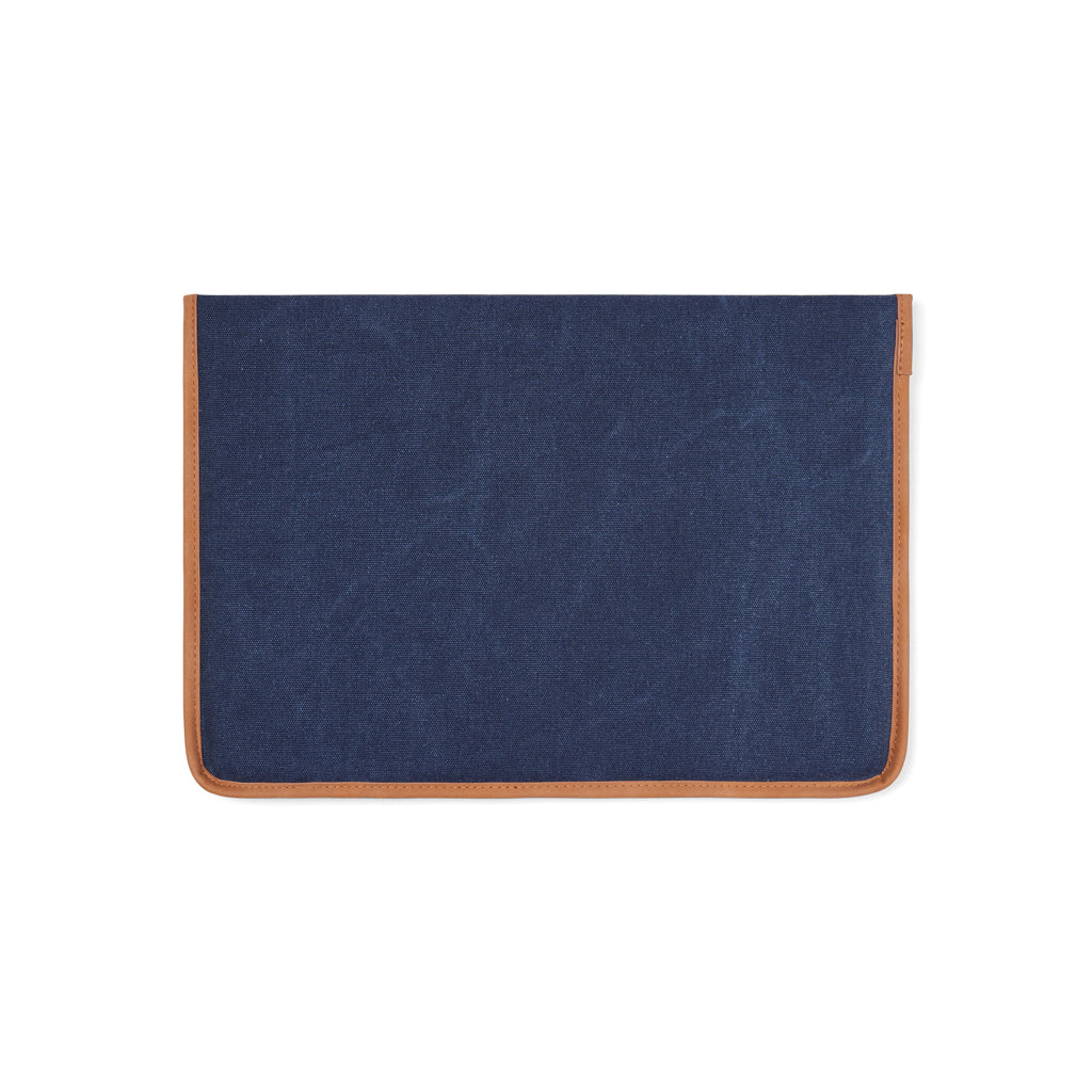 VINGA Bosler GRS recycled canvas 14' laptop sleeve - Navy