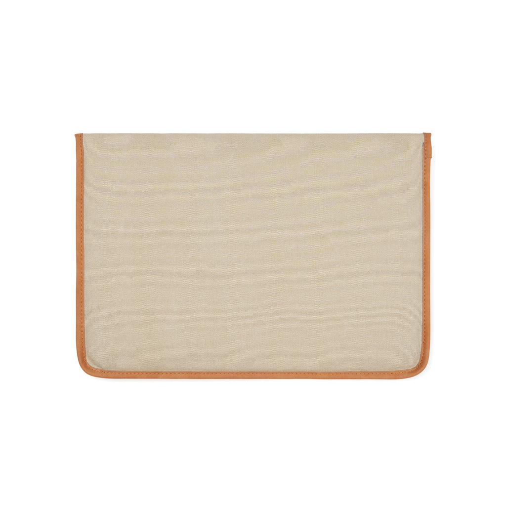 VINGA Bosler GRS recycled canvas 16' laptop sleeve - Beige