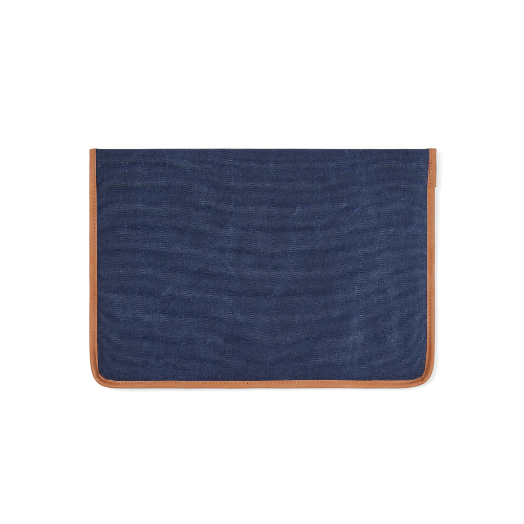 VINGA Bosler GRS recycled canvas 16' laptop sleeve - Navy