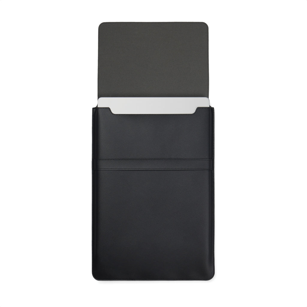 VINGA Timo PU RCS RPET 16' laptop sleeve - Black