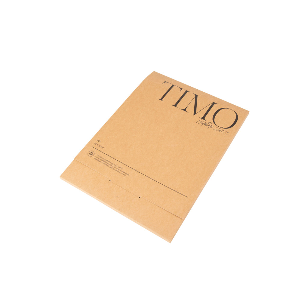VINGA Timo PU RCS RPET 16' laptop sleeve - Black