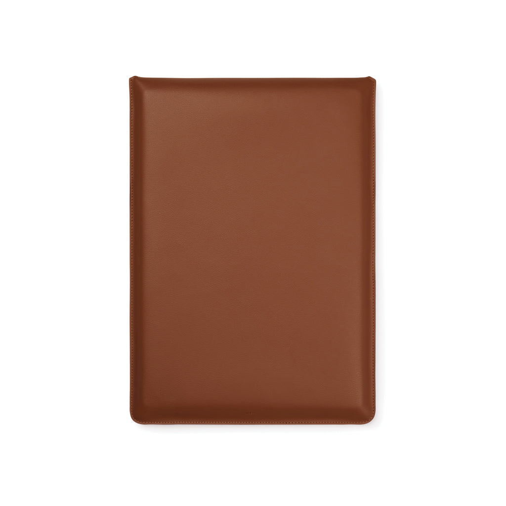 VINGA Timo PU RCS RPET 16' laptop sleeve - Brown