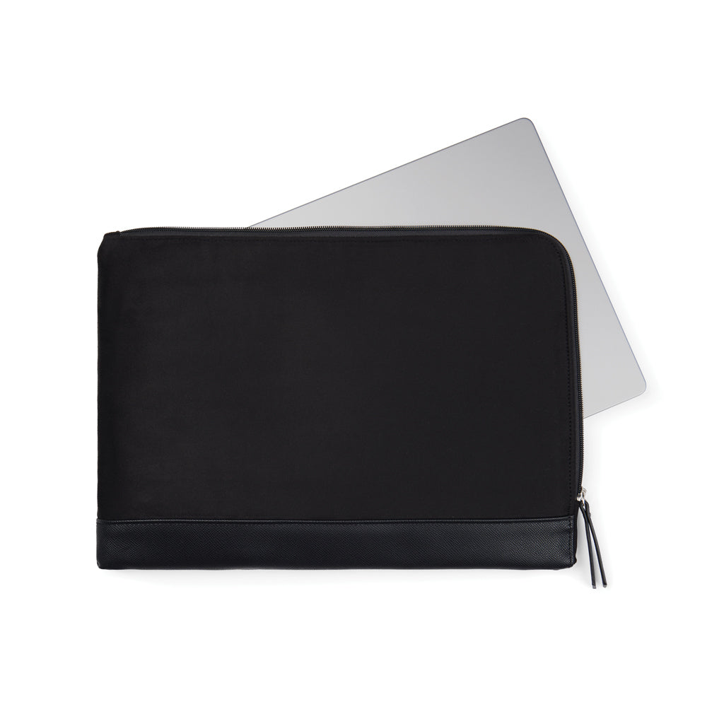 VINGA Marlow RCS recycled polyester 16' laptop sleeve - Black
