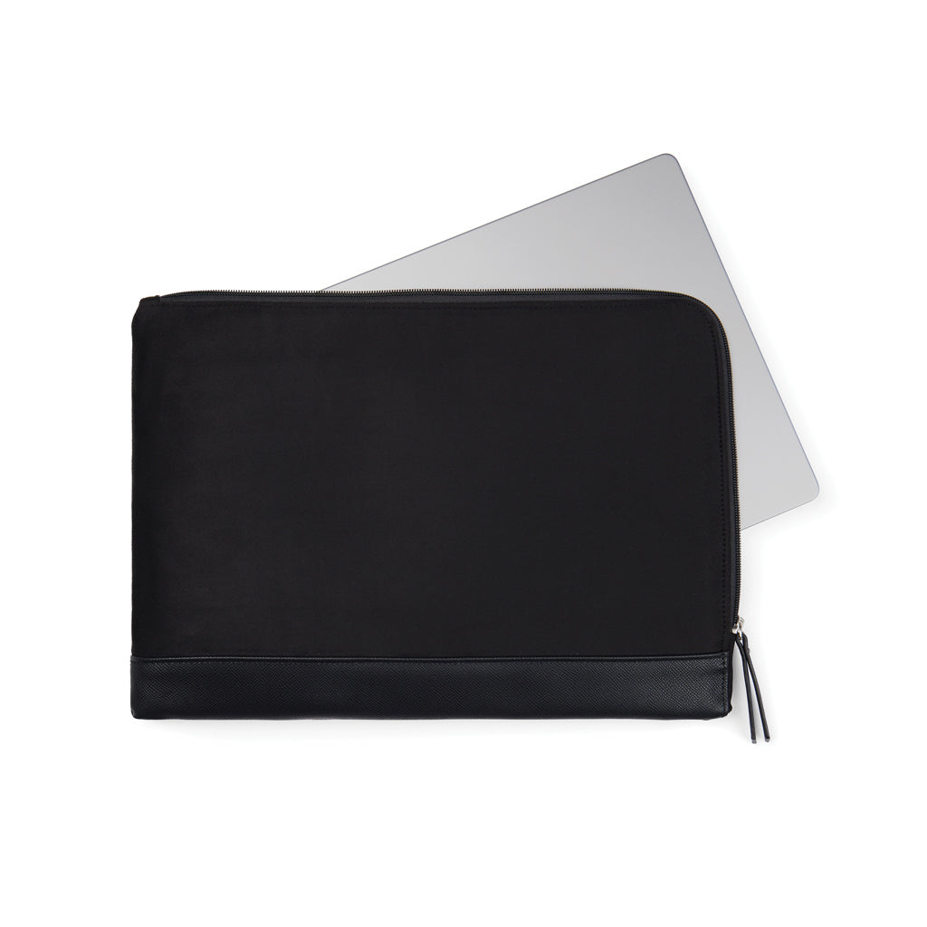 VINGA Marlow RCS recycled polyester 14' laptop sleeve - Black