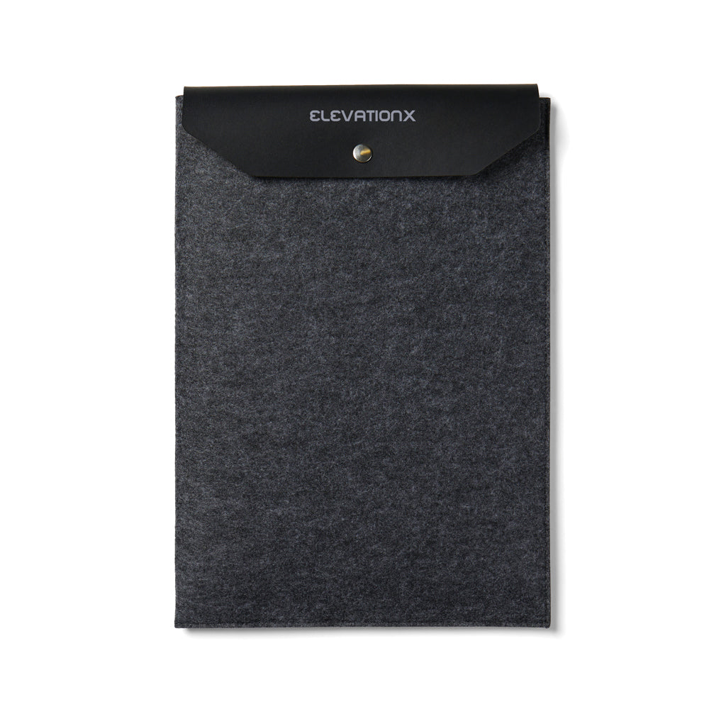 VINGA Albon GRS recycled felt 15' laptop sleeve - Black