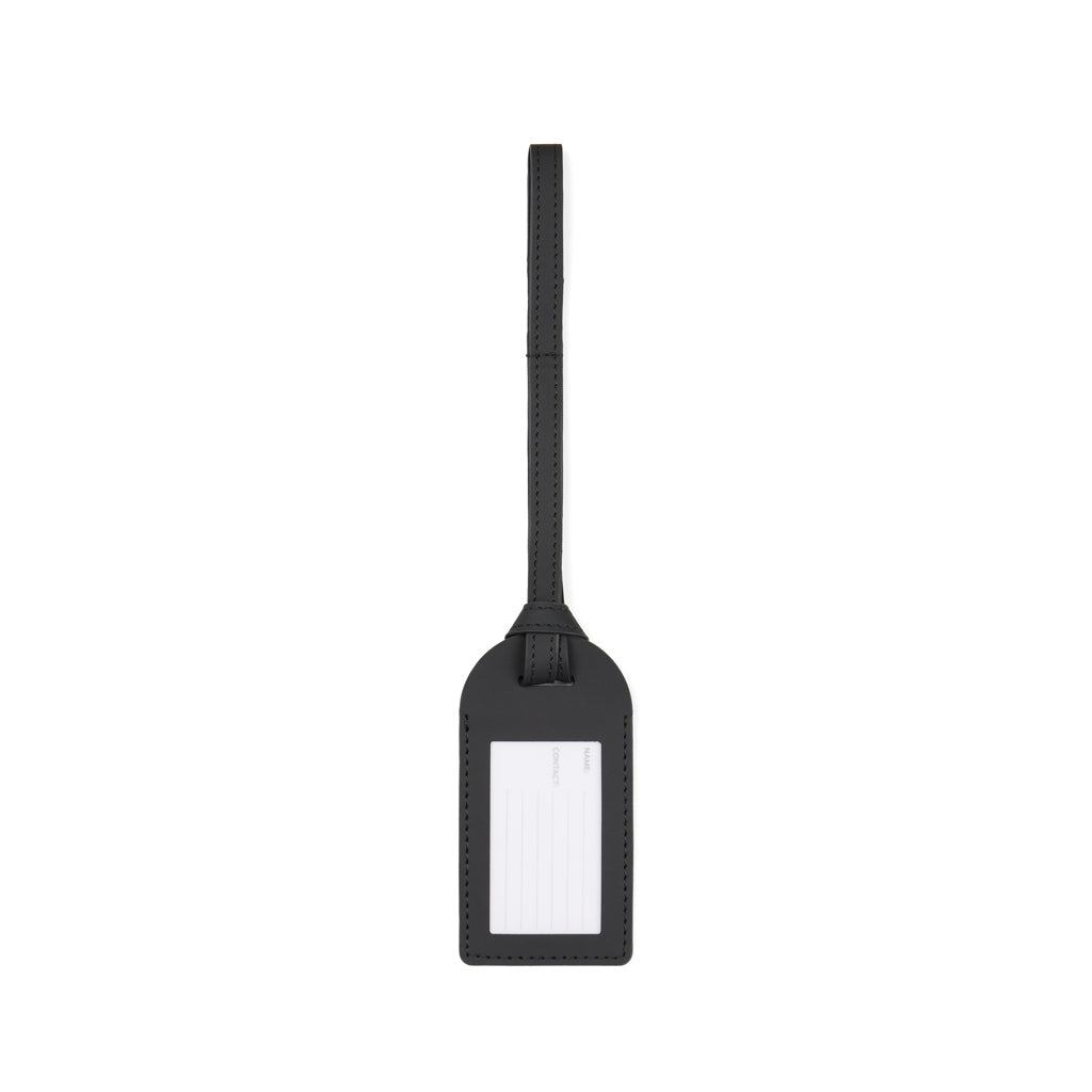 VINGA Baltimore RCS recycled polyester luggage tag - Black