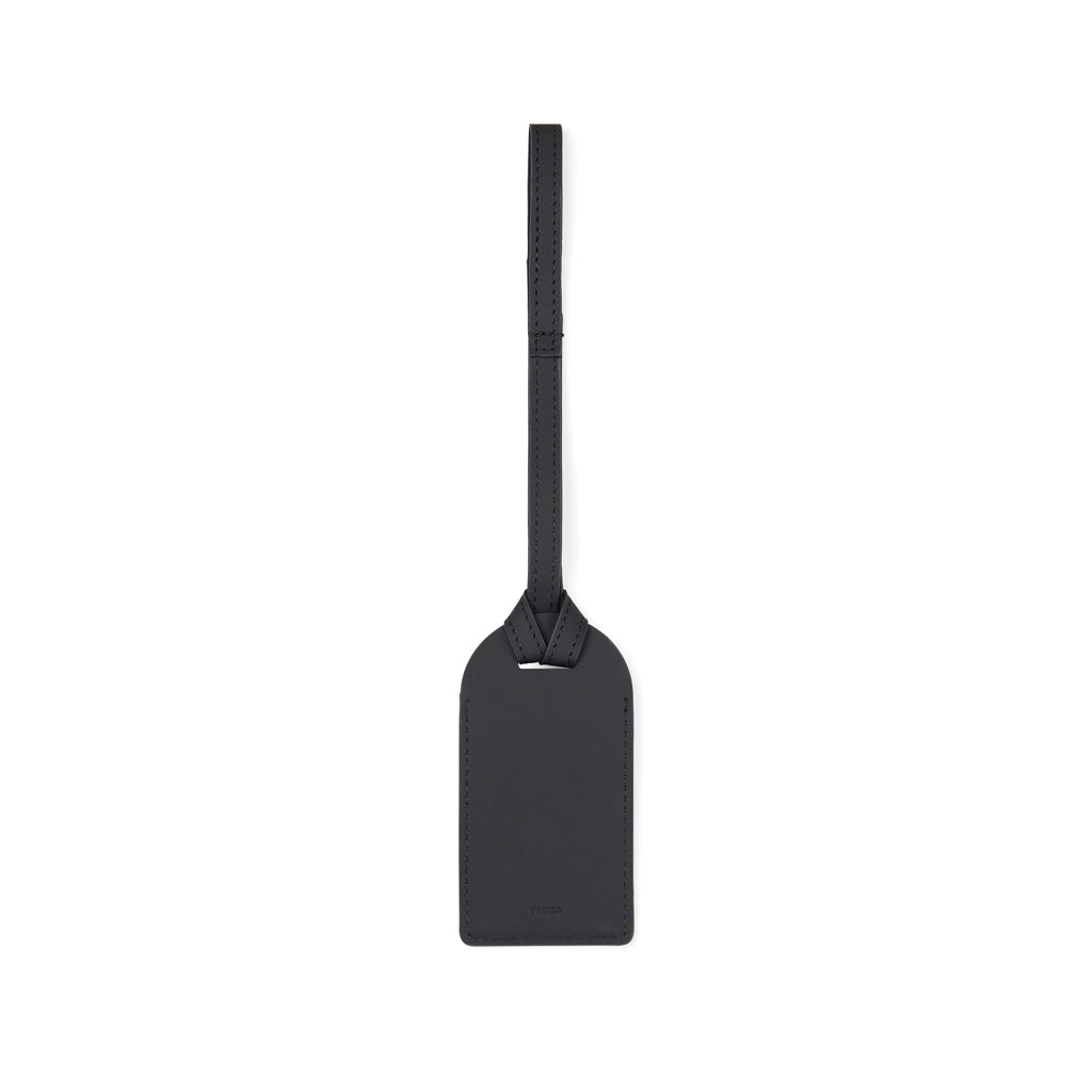 VINGA Baltimore RCS recycled polyester luggage tag - Black