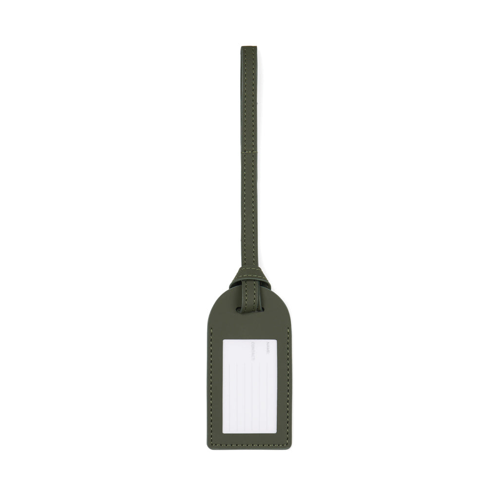 VINGA Baltimore RCS recycled polyester luggage tag - Green