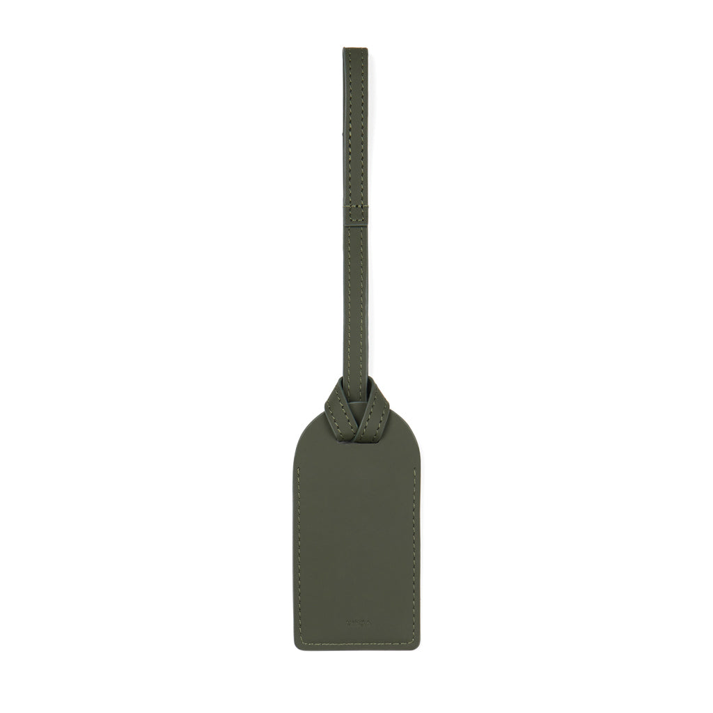 VINGA Baltimore RCS recycled polyester luggage tag - Green