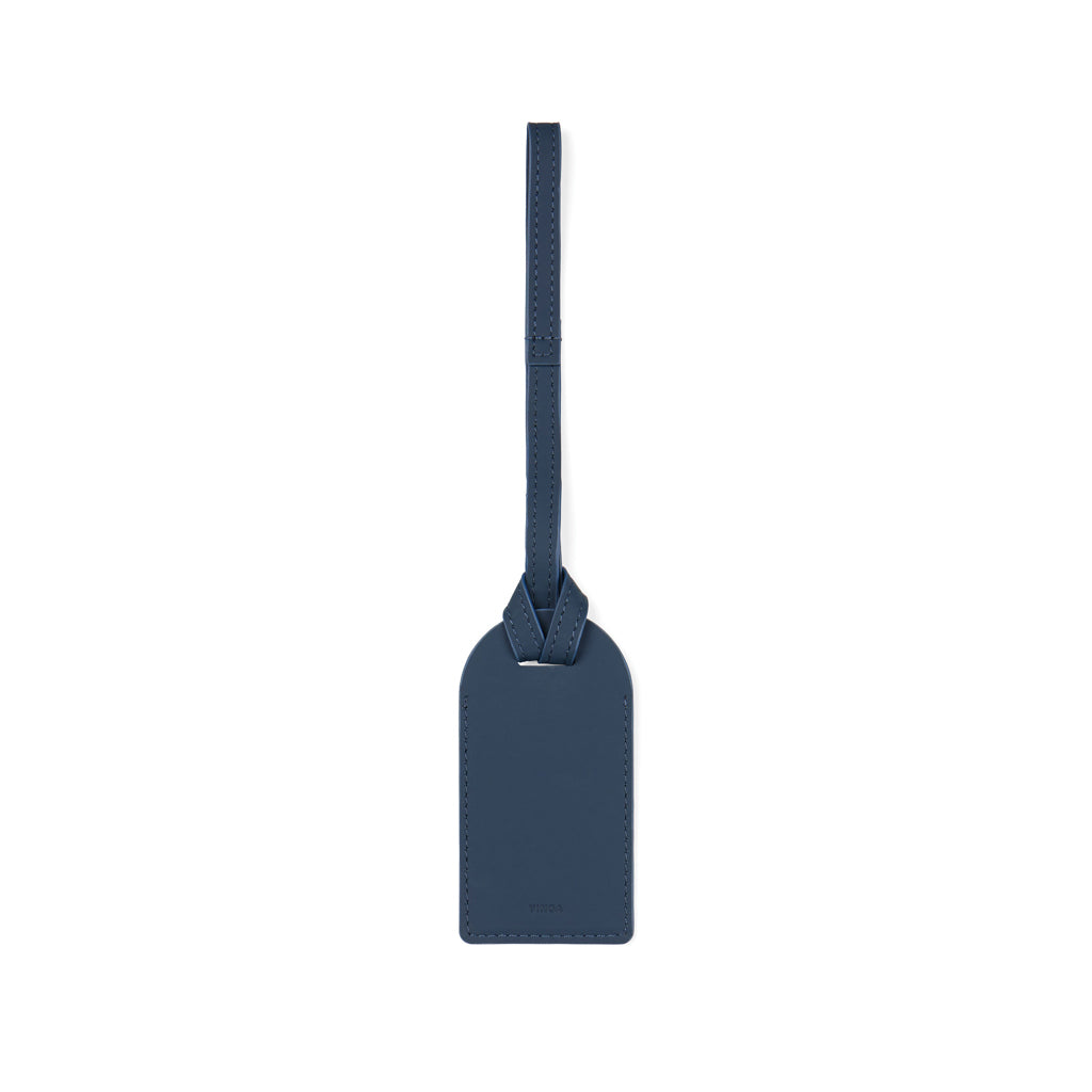 VINGA Baltimore RCS recycled polyester luggage tag - Navy