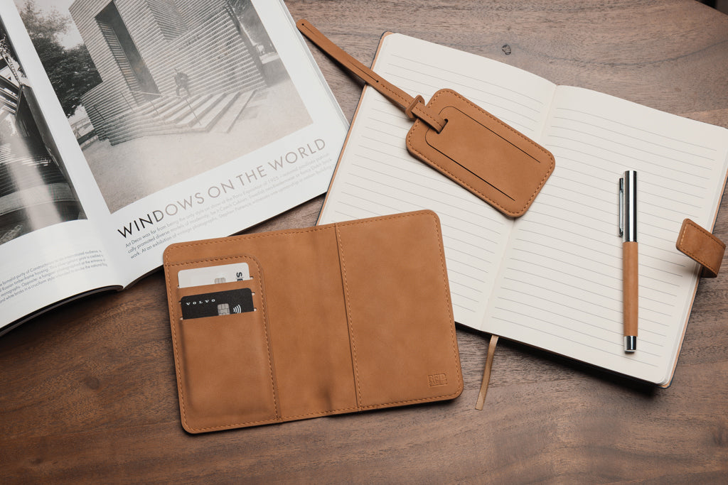 VINGA Bosler RCS luggage tag - Brown