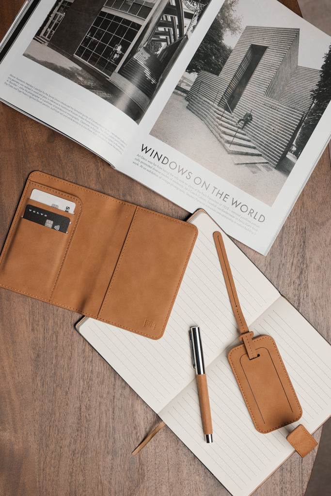 VINGA Bosler RCS luggage tag - Brown